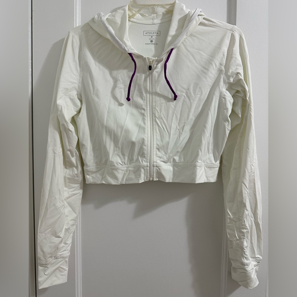 Athleta Cropped Hoodie